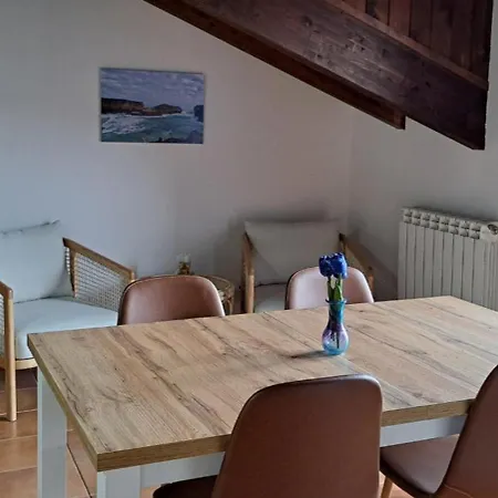 Apartman Precioso Atico Con Vistas En El Capricho De Colombres, Asturias *